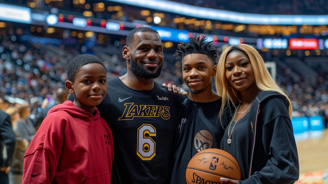 Bronny James Drafted to Lakers: Father-Son Duo LeBron James and Bronny Set for Historic NBA Team-Up